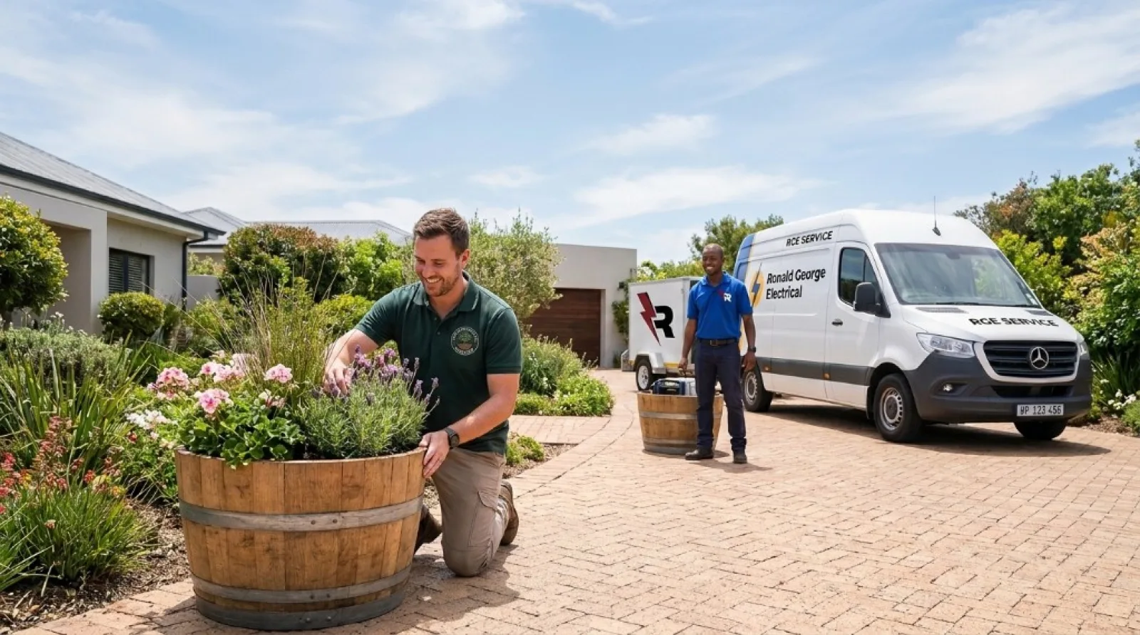 Outdoor Electrical Upgrades & Wine Barrel Planters: Finishing Your Cape Town Garden the Right Way