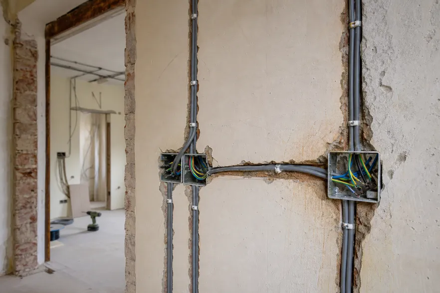 House rewiring during a Cape Town renovation